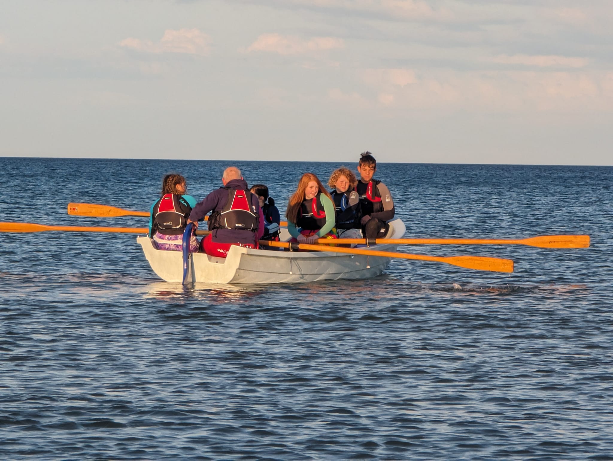 Photo of Cadets rowing